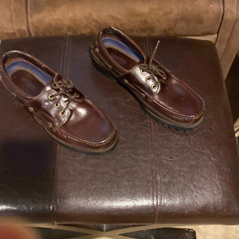 Sperry Top Siders Mens Boat Shoe Very Lightly Used,All Leather